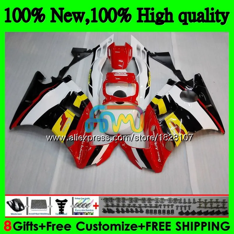 Корпус+ майка для HONDA CBR 600F3 600 F3 FS CBR600FS 3BS. 21 CBR600 F3 CBR600F3 1995 1996 1997 1998 95 96 97 красный белый 98 обтекатель