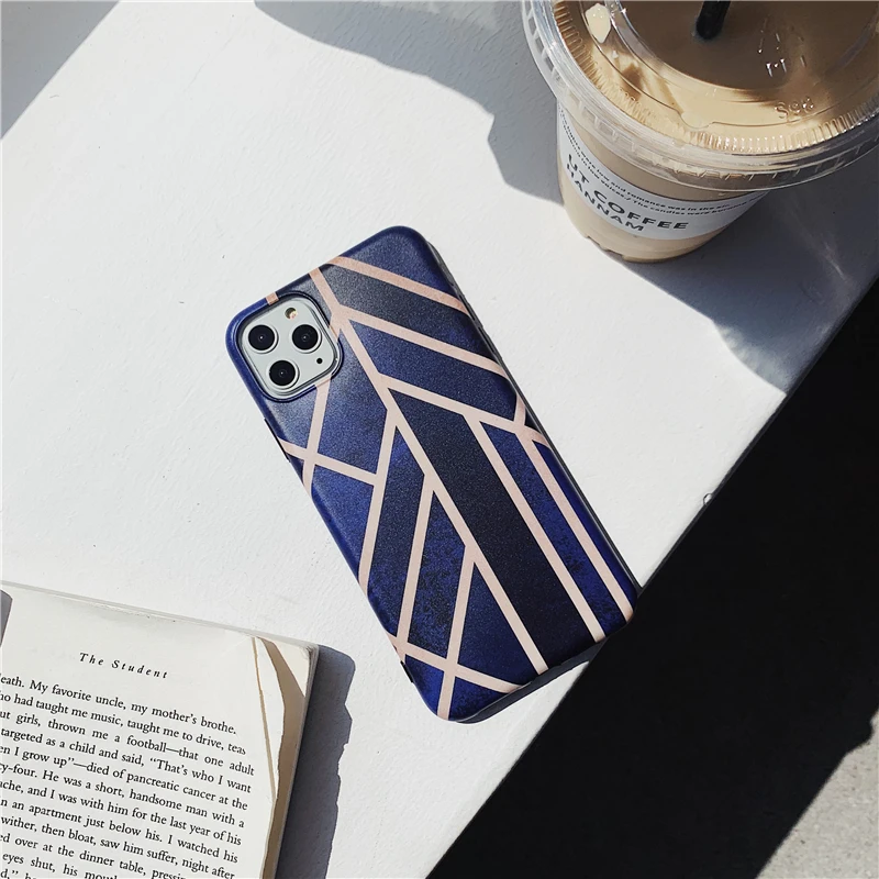 Ретро сетка из ромба чехол для телефона для iphone 11promax XS Max X XR 8 7 6 S Plus задняя крышка Модный мягкий IMD чехол для телефона s