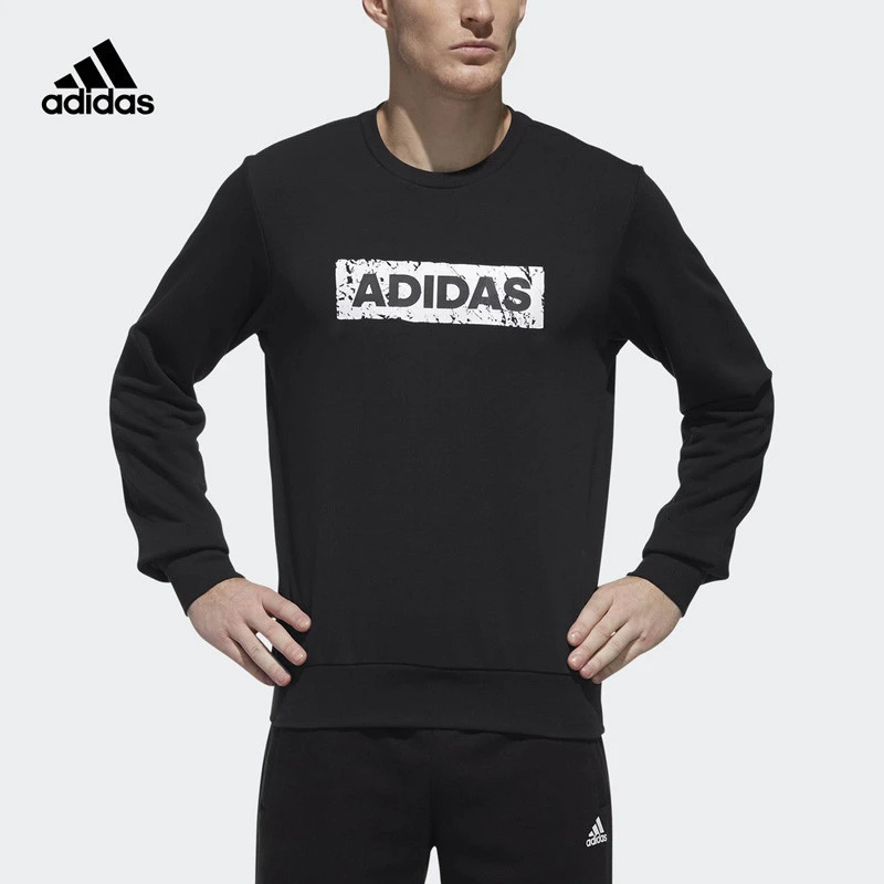 

Adidas Crew Swt Logo Official New Arrival Men Sports Pullover Outdoor Comfortable Breathable Sportswear #DW4606/DW4601