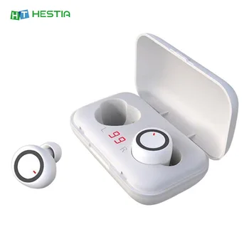 

Bluetooth headset TWS Blue Flood Solution Bluetooth 5.0 button operation with digital display audifonos bluetooth earphone
