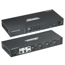 DisplayPort 4x2 Dual Monitor KVM Switches 4K@60Hz 4.4.4 Mechanical & Multimedia Keyboards | DCCI | USB 2.0 Devices  Audio output