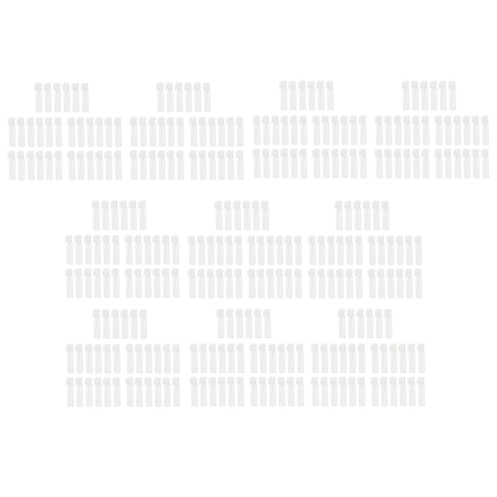 300Pieces, 2ml, Clear Liquid Sample Glass Bottles, Empty Perfume Essential Oil Vials, Reusable Cosmetics Containers-Leakproof