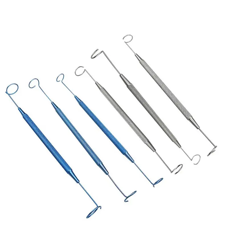 

1pcs Titanium/stainless Steel Double Ended Pigtail Probe Ophthalmic Eye Instruments