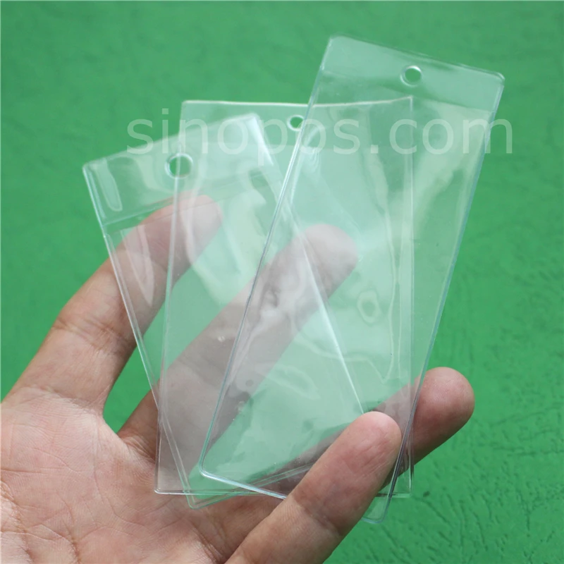 Mini pochette en PVC de 23mm, étiquette à boutons, petit sac plastique en  vinyle, enveloppe de poche, identification de ligne de fil, protection de  carte cravate - AliExpress