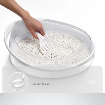 

Pet Toilet Bedpan Anti Splash Cats Litter Box Cat Dog Tray Kitten Dog Clean Toilet Home Plastic Sand Box Supplies Pet Tray F25