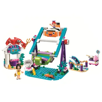 

NEW 2020 Friends Theme Park Underwater Loop Building Blocks Kit Bricks Classic Girl Movie Model Kids Toys For Children Gift