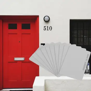 

High Quality 10 Pcs 125KHz EM4100/TK4100 RFID Proximity ID Smart Card 0.85mm Thin Cards for ID And Access Control