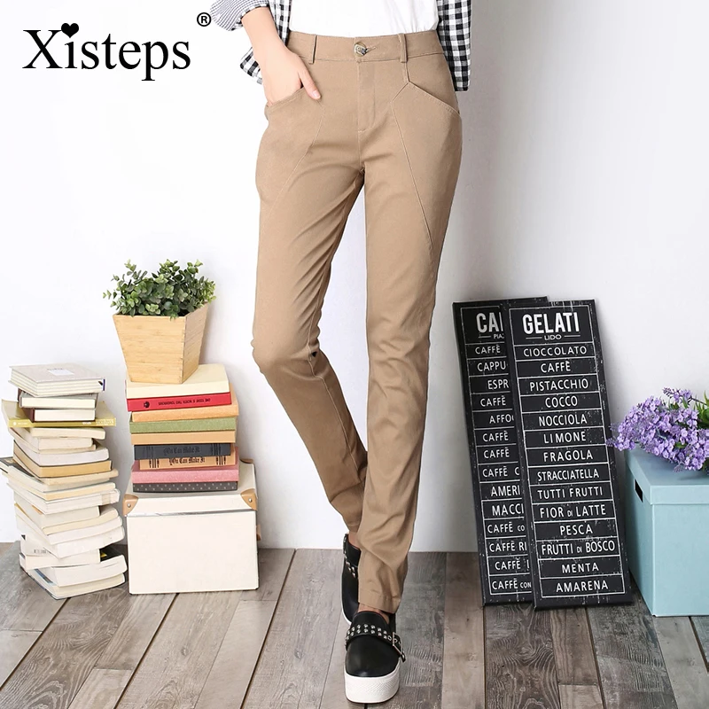 

Nonis 2017 Cotton Pants Summer Women long Harem Pants Colorful Casual Elastic Fabric Capris Female Loose Spliced long Trousers