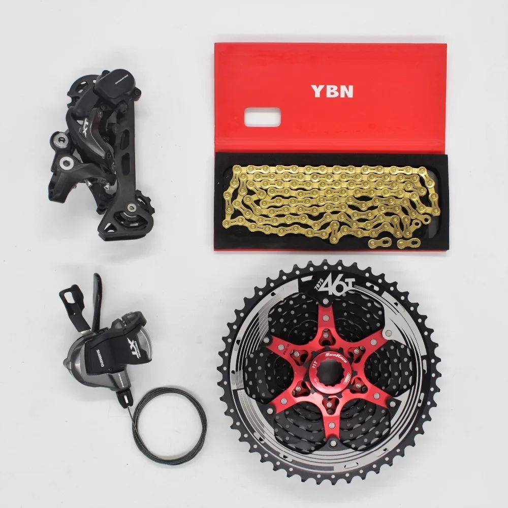 Shimano Deore Xt M8000 11 скоростей 11-46/50 T Csmx8 Tapette+ корона+ Ybn цепь Mtb группа комплект 32/34/36/38