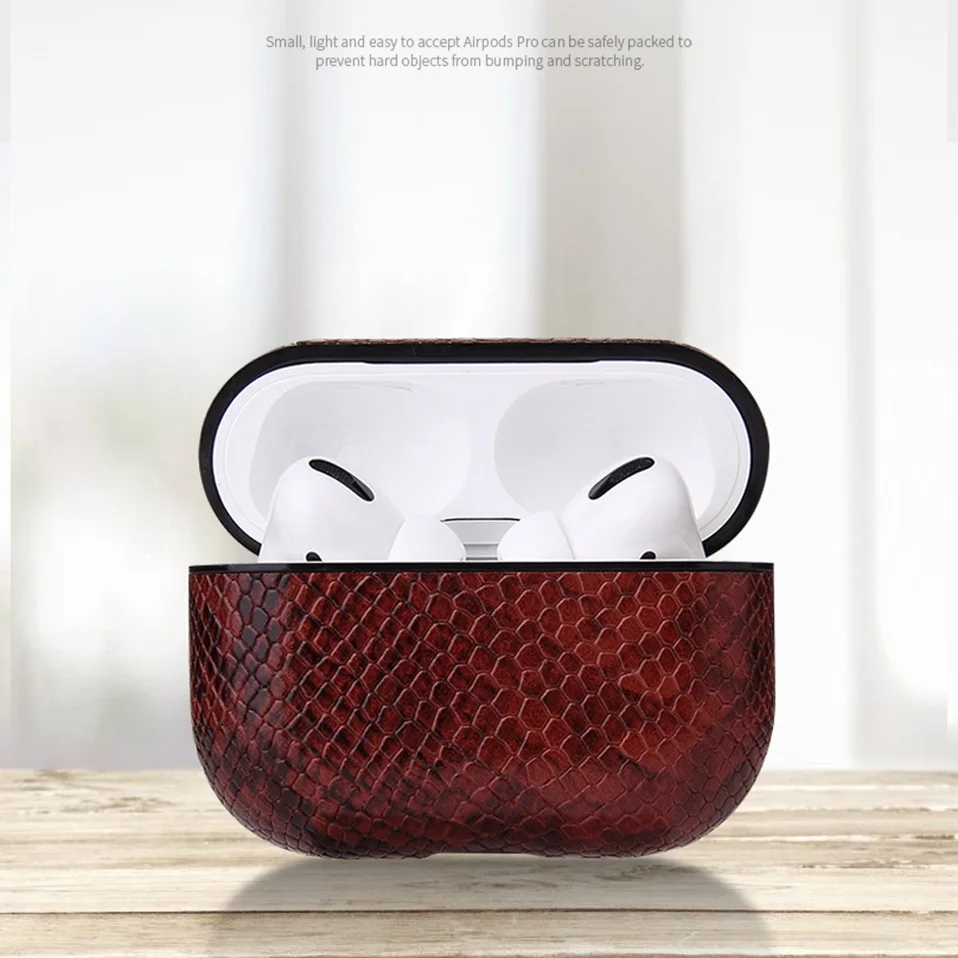 Чехол для наушников для Airpods Pro, кожаный чехол, Роскошный чехол для наушников без проводов, чехол для Apple Airpods Pro 3, кожаный чехол