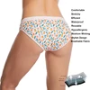 3Pcs Teen Girls Period Underwear Absorbent Menstrual Panties 4 Layer Leak-Proof Organic Cotton Protective Briefs for Women 2