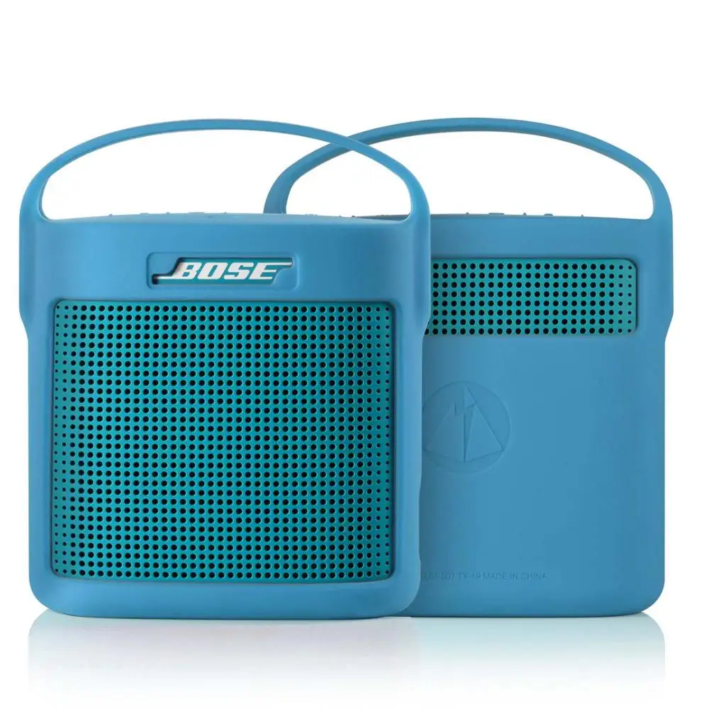 Water blue Новейший защитный силиконовый чехол для Bose SoundLink color II 2 Bluetooth динамик открытый противоударный чехол сумка - Цвет: Water blue
