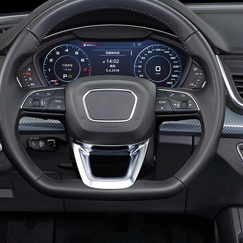 Карманго для Audi Q5 FY автомобильный Стайлинг панель монитора Защитная пленка для экрана HD крышка Накладка наклейка интерьерные аксессуары
