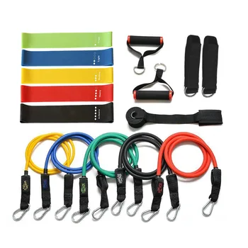 

LaTeX tension belt resistance ring fitness tension tube set strength training tension tube sports elastic belt