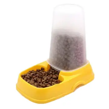 

Random Colors Cat Food Bowl Dog Pet for Dispenser Feeder Water