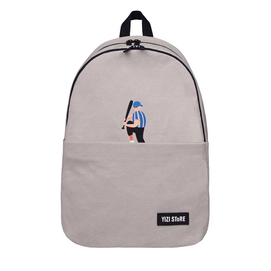YIZISTORE оригинальные повседневные брезентовые Смешные рюкзаки для мальчиков и девочек, экономичные школьные сумки в легкой атлетике серии 1(FUN KIK