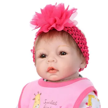 

22in Reborn Baby Rebirth Doll Kids Gift Cloth Material Body