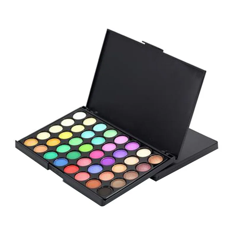 B mini 40 colors POPFEEL 120 цвета светящиеся тени для век Палитра матовые тени для век Палитра мерцающий блеск ню макияж палитры набор косметический натуральный - Цвет: B mini 40 colors