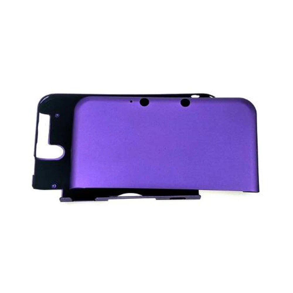 purple YuXi анти-шок жесткий алюминиевый металлический корпус защитный чехол оболочка для nintendo 3DS XL LL - Цвет: purple