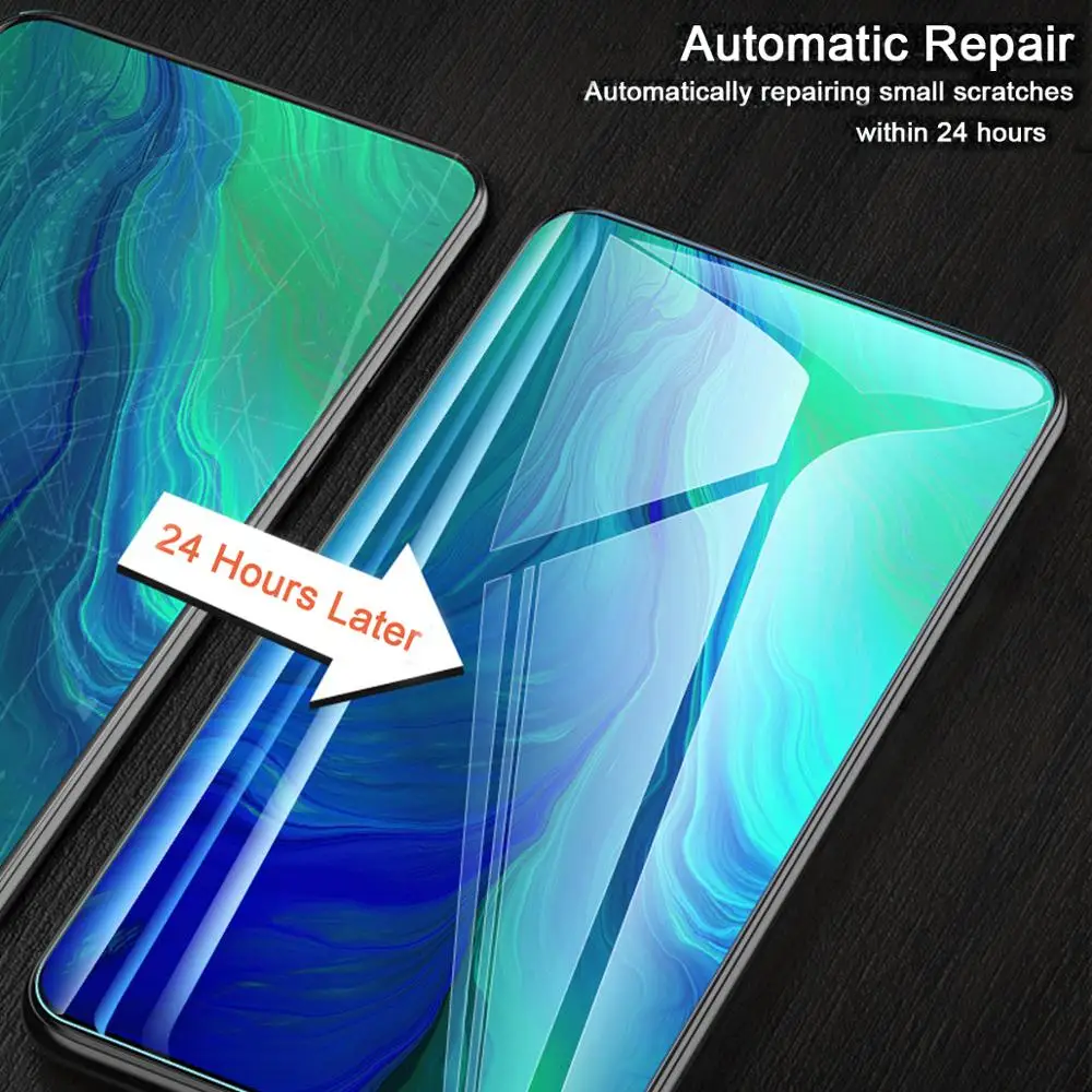 Гидрогелевая пленка для OPPO Reno 10 2Z Find X Realme K3 A9 A7 R17 F11Pro Защитная экрана из мягкого