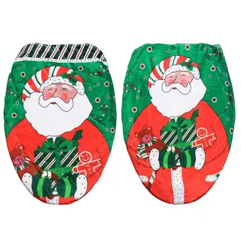 

New Old Toilet Cover, Printed Toilet Cover, Christmas New Ornament