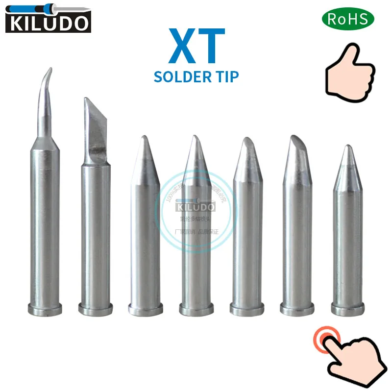 KILUDO 2шт XTKN XTAA XTBB XTCC XTF XTO серия паяльный наконечник для weller WSD121 WXP 120/WP 120 Solderin