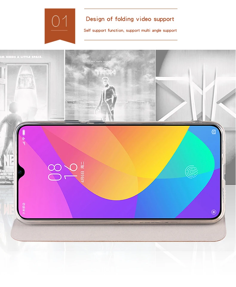Чехол MOFI для Xiaomi mi 9 Lite, роскошный чехол-книжка с откидной крышкой из искусственной кожи, чехол-бумажник с подставкой для телефона, чехол для Xiaomi mi 9 Lite