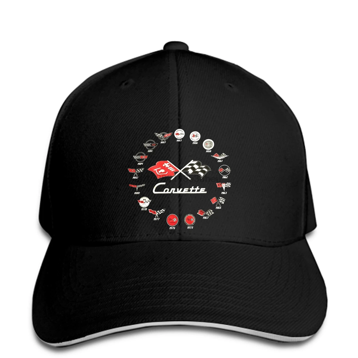 Chevrolet Corvette поколения с 1953 C1 C2 C3 C4 C5 Флаг эмблемы snapback шляпа