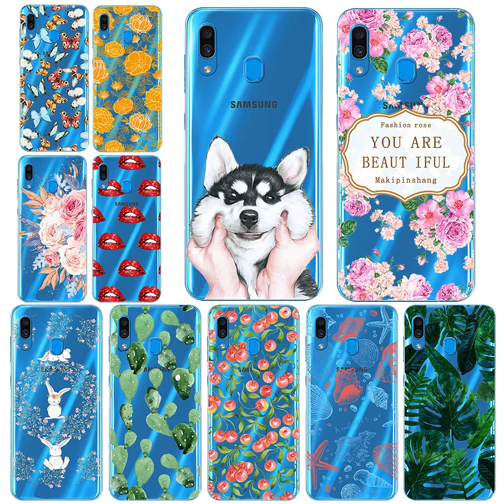 Transparent Soft TPU Phone Case For Samsung Galaxy A10 A20 A30 A40 A50 A60 A70 A20E A2 CORE A5 A510 2016 A7 A750 A8 A6 Plus 2018 | Мобильные