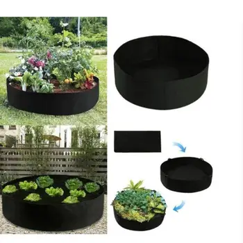 

Felt Planting Bag Flower Garden Round Nutrition Felt Plant Bag Garden Vegetable Felt Seedling Bag Garden Seedling Bag