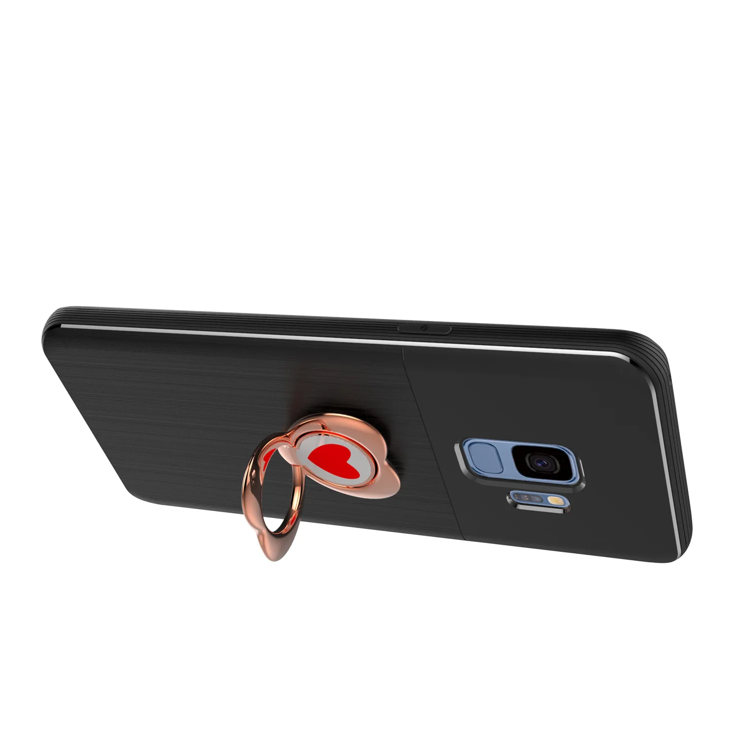 Сердце кольцо мобильный телефон оболочка Apple SAMSUNG Note9tpu чехол для телефона ударопрочный автомобиль установленный кольца чехол для телефона