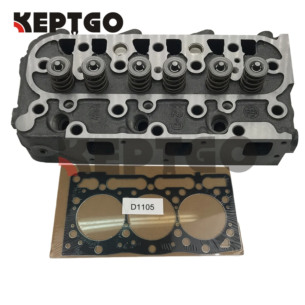 

Новая прокладка головки D1105 D1105EB с полной головкой блока цилиндров с клапанами для Kubota B2400