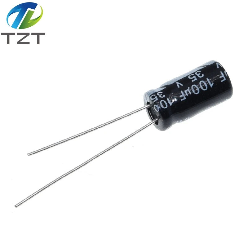 50PCS Hochwertiger 35V 100UF 6*12mm 100UF 35V 6,3*12 Elektrolytkondensator – Detail 6