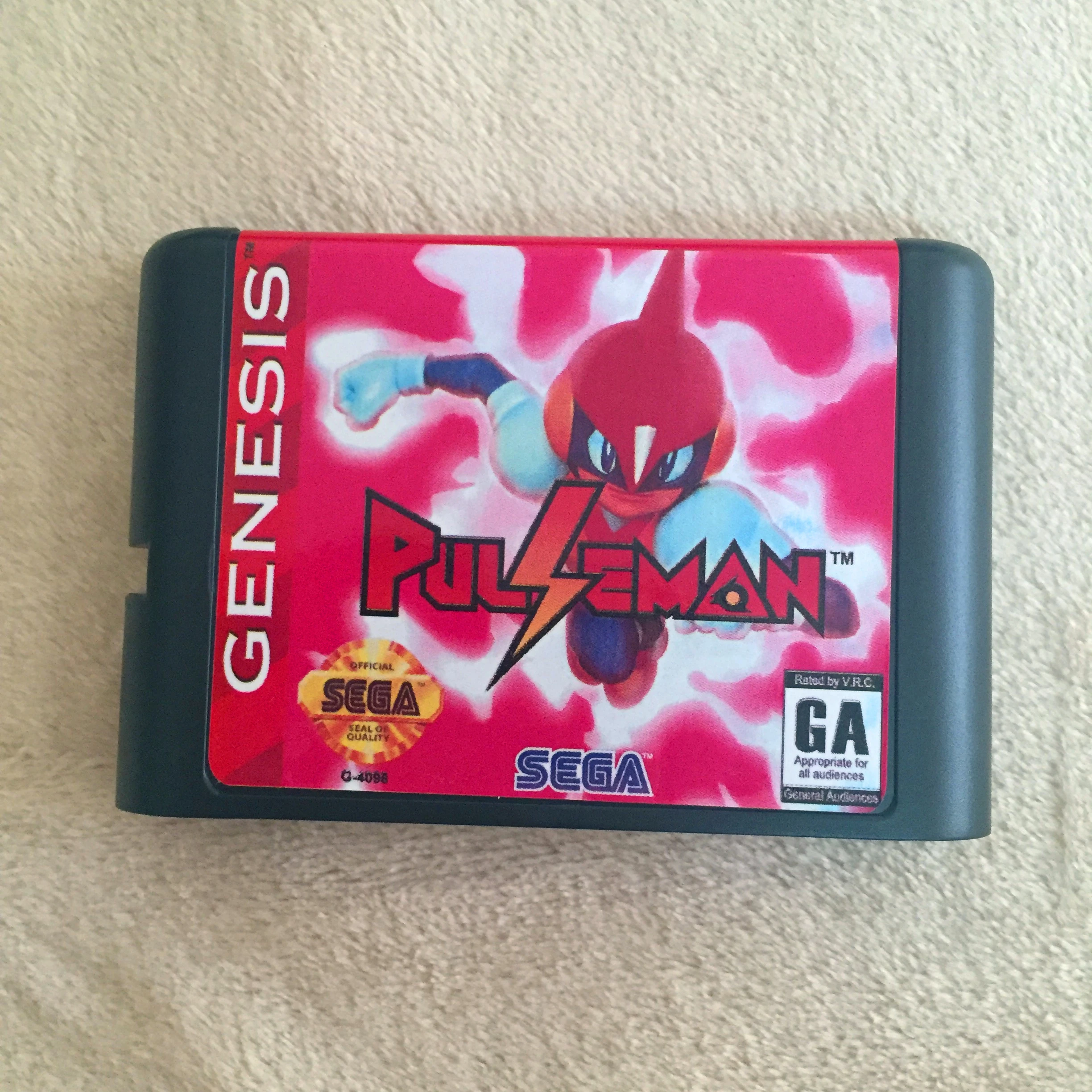 

Pulseman (Pulse Man) 16 bit MD Game Card For Sega Mega Drive For Genesis