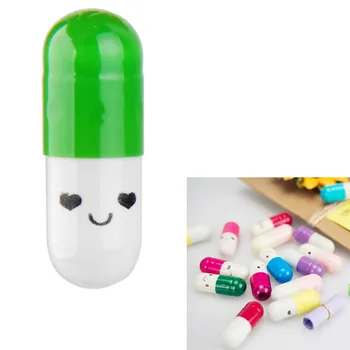 

50 PCS/Lot Kawaii Children Mini Emoticon Smile Pill Love Blank Message Capsule Envelope Letter Paper Student Writing Paper