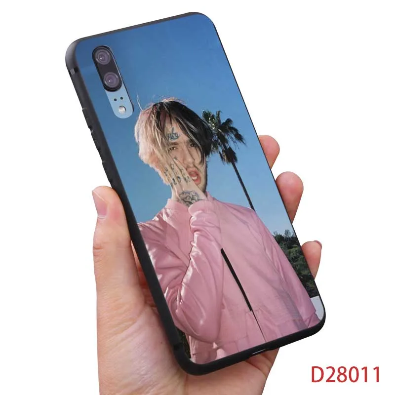 Rap Singer Lil Peep hellboy Life Cry Детское покрывало для huawei honor 9x pro 8x10 20 10 lite 20 pro Прозрачный мягкий силиконовый чехол для телефона - Цвет: D28011