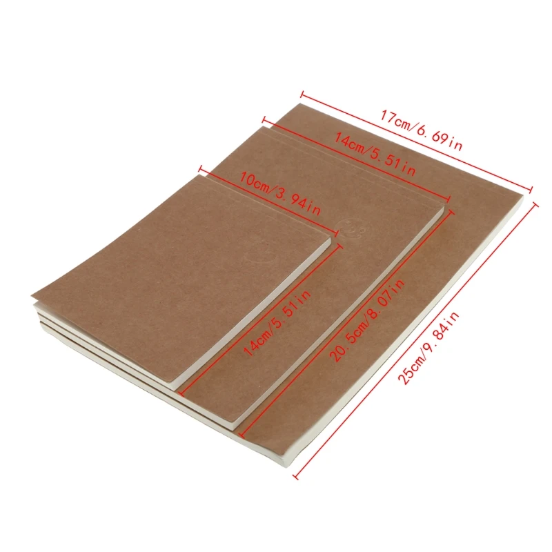 

Vintage Retro Kraft Paper Notebook Blank Notepad Book Journal Notebook Diary