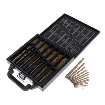 

99Pcs Mini Micro Power High Steel Drill Bit Twist Kits Set 1.5-10mm