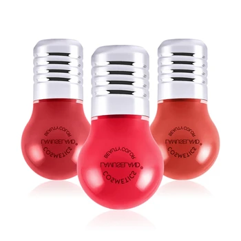 

Natural Red Lipstick Lips Beauty Makeup Sexy Colors Liquid Long Lasting Makeup Light Bulb Lipstick Gloss Tint