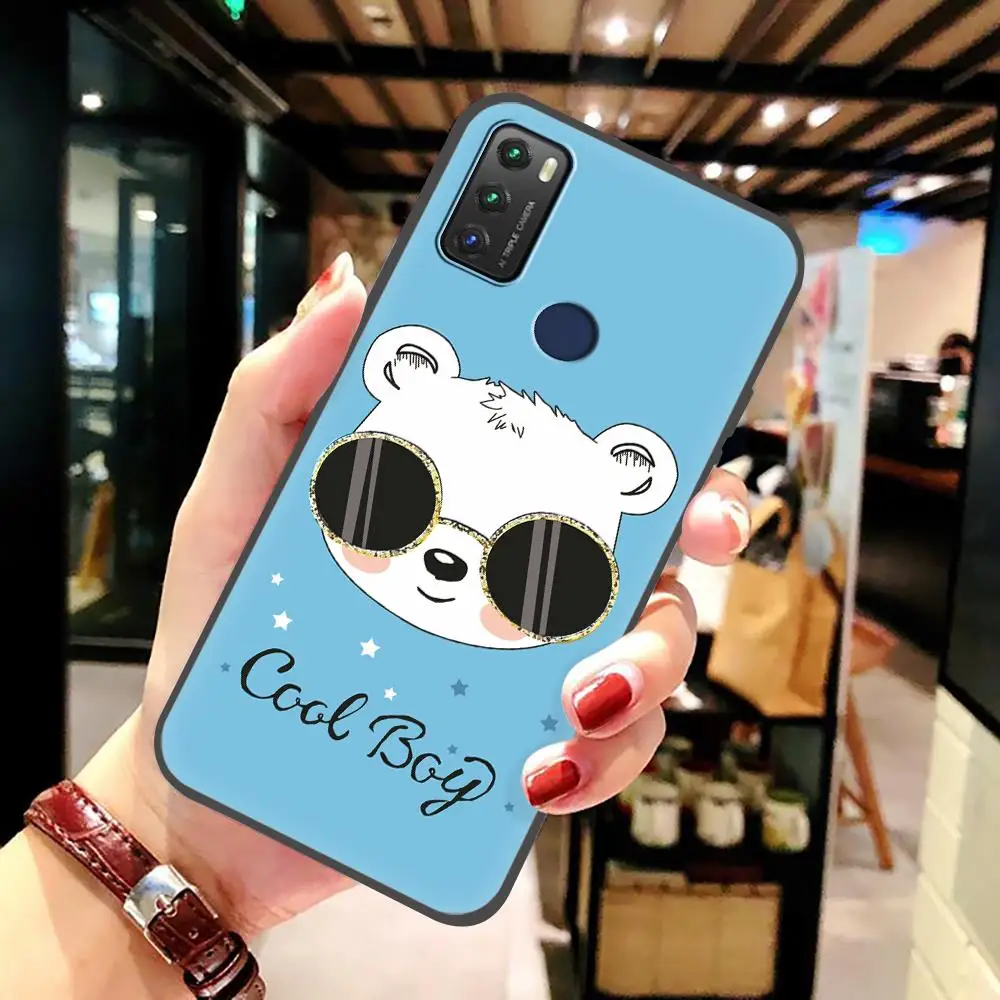 New Arrival Fashion Design Phone Case For TCL 20E/20Y/6125F Cute Shockproof For Woman Soft Case iphone pouch with strap