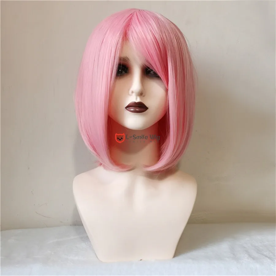 Парик Haruno Sakura розовая вишня милый парик с оригинальной повязкой на голову