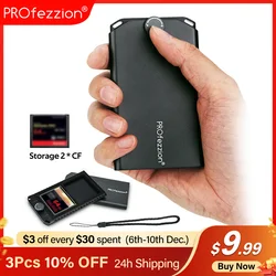 PROfezzion – étui pour cartes CF, boîte de rangement pour cartes mémoire Flash Compact, intérieur en métal EVA souple et rigide, accessoires d'appareil photo 