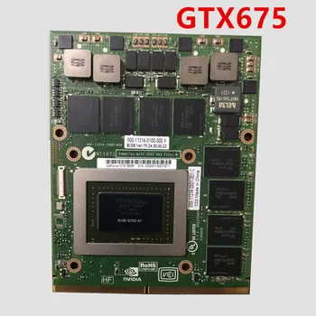 

free shipping original GTX675M GTX 675M 2G N13E-GS1-A1 MXM Graphic Card For M17X M18X M15X Video Card Display Card test good