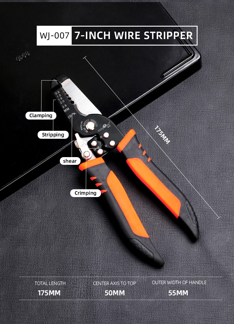 Vanjoin Wire Stripper Crimping Pliers Electrician Tools Alicate Multifuncional Wire Cutter Terminal Tubular Crimper Hand Tools Vanjoin Wire Stripper Crimping Pliers Electrician Tools Alicate Multifuncional Wire Cutter Terminal Tubular Crimper Hand Tools