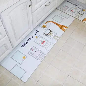 

Leatherwear Skid Resistant Waterproofing Soft Floor Mat Anti-Fatigue Mattress Kitchen Mat Home Dining Room Sofa Decoration