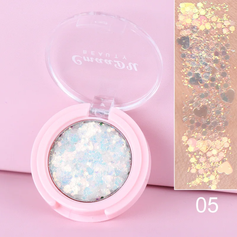 14 Colors Sequin Gel Holographic Face Glitter Flash Drill Body Eye Face Sequin Festival Decoration Makeup Wholesale CmaaDu - Цвет: 05
