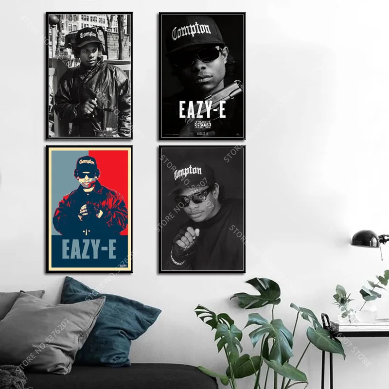 G306 Art Decor Eazye Hip Hop Nwa Rap Music Star Rapper Wall Art Canvas