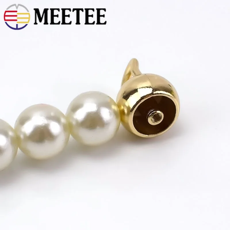 Meetee, 150 мм, женские сумки, сумки с ремнем, ручки, кошелек, жемчужные металлические цепи, пряжки, сделай сам, багажная фурнитура, кожаные ремесла, аксессуары