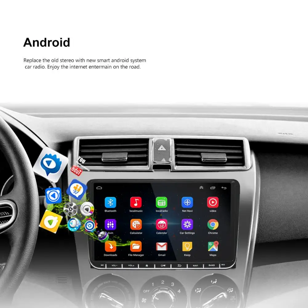 9 дюймов Android 8,1 Автомобильная gps навигация Интегрированная машина для VW Skoda Golf 5 Golf 6 POLO PASSAT B5 B6 Jetta Tiguan dvd-плеер BT