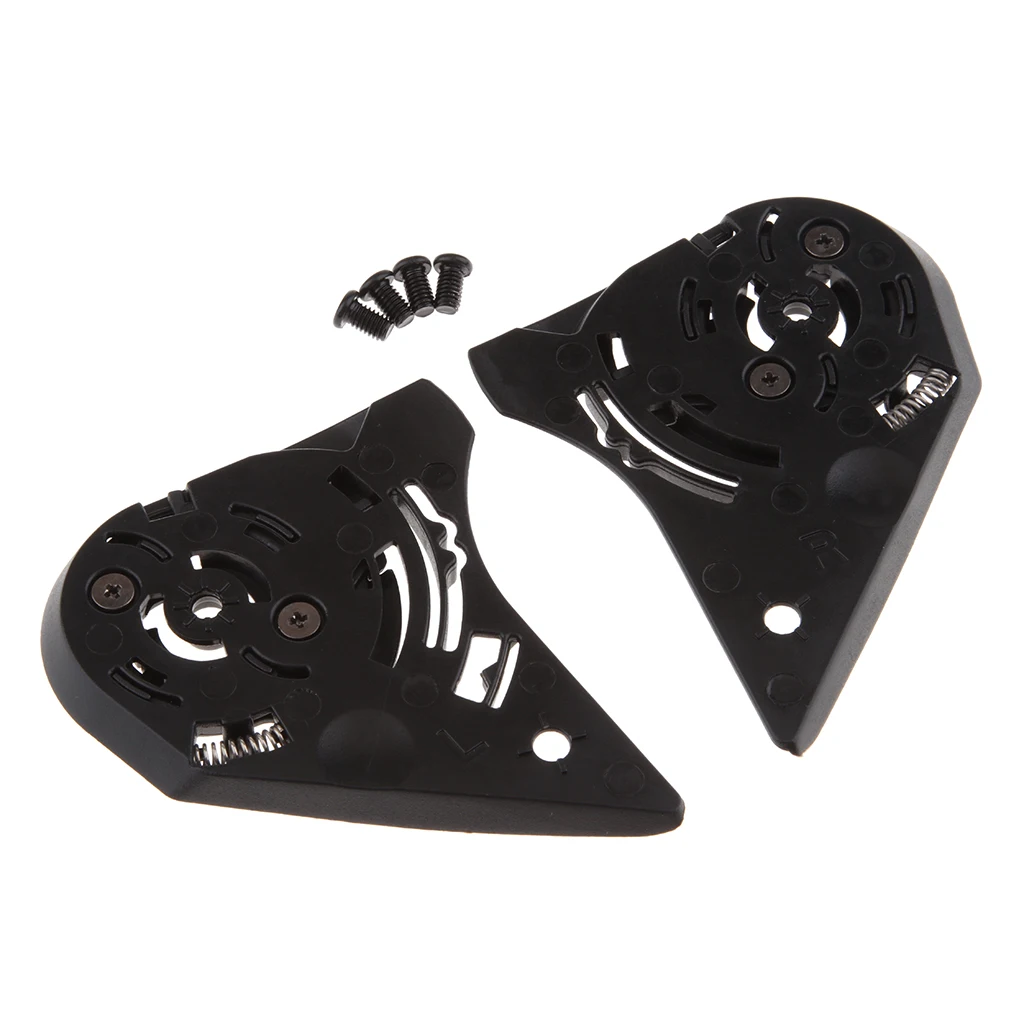 2 Pieces Motorcycle Helmet Lens Visor Base Shield Gear Plate for LS2 FF352
